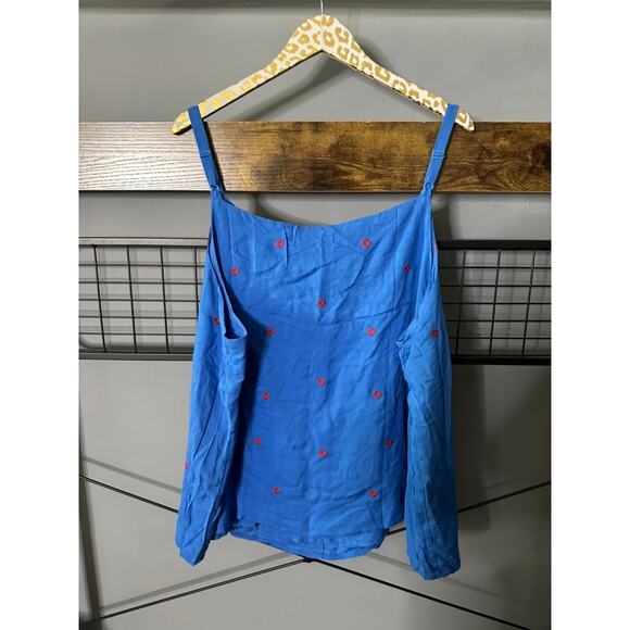 Skies Are Blue Curvy Plus New Blue Tank | Size 3X - Picture 6 of 6